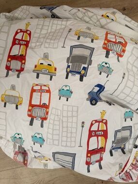 Pottery Barn kids car fitted sheet twin